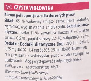 Animonda ANIMONDA GranCarno Single Protein smak: wołowina - puszka 800g 2