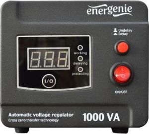 Energenie Stabilizator napięcia AVR LED 220V 1000VA Schuko (EG-AVR-D1000-01) 1