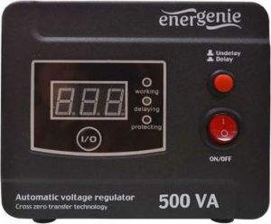 Energenie Stabilizator napięcia AVR LED 220V 500VA 1 x Schuko (EG-AVR-D500-01) 1