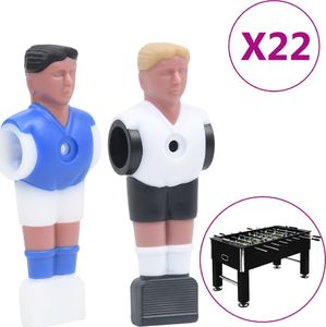 vidaXL Figurki do gry w piłkarzyki, na drążek 15,9 mm, 22 sztuki 1
