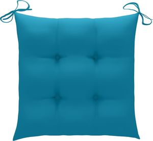 vidaXL Krzesła ogrodowe ze stolikiem i poduszkami, drewno akacjowe 8