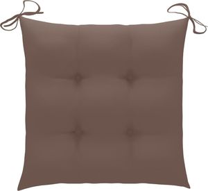 vidaXL Krzesła ogrodowe ze stolikiem i poduszkami, drewno akacjowe 7