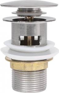 vidaXL Korek automatyczny klik-klak chrom (149059) 5