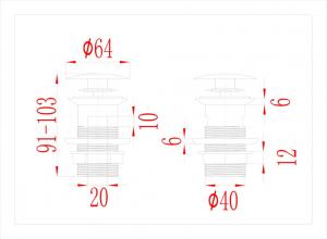 vidaXL Korek automatyczny klik-klak chrom (149059) 8