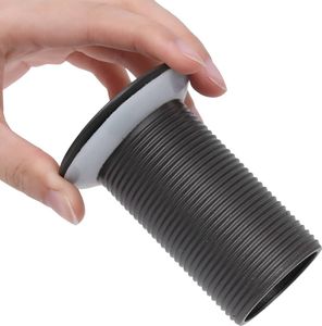 vidaXL Korek klik-klak bez przelewu, szary, 6,4x6,4x9,1 cm 3