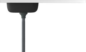 Zlewozmywak vidaXL  kuchenny z ociekaczem, srebrny, 1000x600x155 mm, stal 7