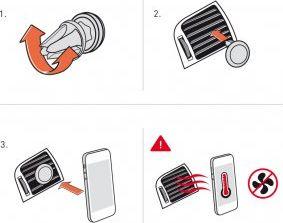 Maclean Uchwyt magnetyczny do samochodu MC-325 5