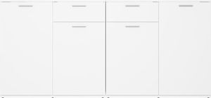 vidaXL Szafka, biała, 160x36x75 cm, płyta 6