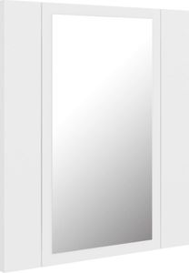 vidaXL Szafka górna z lustrem i LED 40cm biała (804948) 1