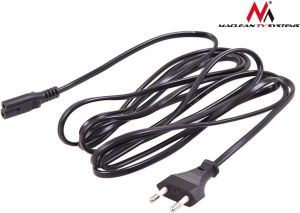 Kabel zasilający Maclean MCTV-810 2-pin 3m ósemka wtyk EU 2