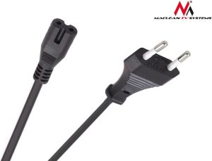 Kabel zasilający Maclean MCTV-810 2-pin 3m ósemka wtyk EU 3