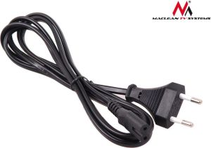 Kabel zasilający Maclean MCTV-810 2-pin 3m ósemka wtyk EU 4