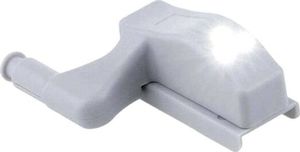 ECpower ZD23F LAMPKA LAMPA MEBLE 3 x LED NA ZAWIASY SZARA 5