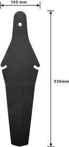 Sports Equipment RW20B BŁOTNIK ROWEROWY TYP ENDURO TYŁ CZARNY 3