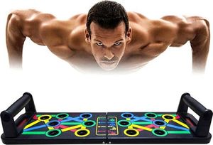 Sports Equipment AG96B UCHWYT DESKA DO POMPEK 14 ĆWICZEŃ 63x18,5 cm 4