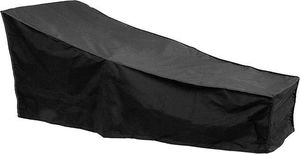 CreativeHome AG698 POKROWIEC OCHRONNY NA LEŻAK OGRODOWY CZARNY 2