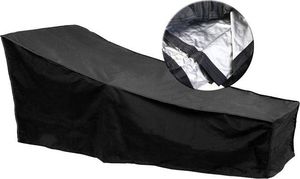 CreativeHome AG698 POKROWIEC OCHRONNY NA LEŻAK OGRODOWY CZARNY 4