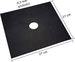 CreativeHome AG666H MATA PALNIKI GAZOWE TEFLON CZARNA 27x27cm 3