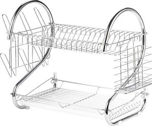 Home Appliances AG373 SUSZARKA DO NACZYŃ 2 POZIOMY OCIEKACZ STAL 2