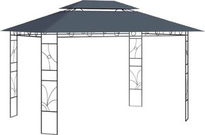 vidaXL Altana, 4x3x2,7 m, antracytowa, 160 g/m 1