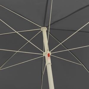 vidaXL Parasol plażowy, antracytowy, 300 cm 2