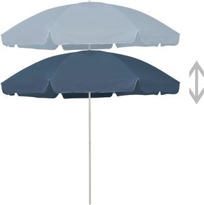vidaXL Parasol plażowy, niebieski, 300 cm 3