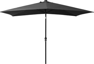 vidaXL Parasol z lampkami LED, na stalowym słupku, antracyt, 2x3 m 5
