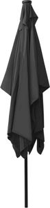 vidaXL Parasol z lampkami LED, na stalowym słupku, antracyt, 2x3 m 8