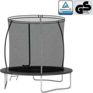 Trampolina ogrodowa vidaXL 92949 z siatką wewnętrzną 8 FT 244 cm 5