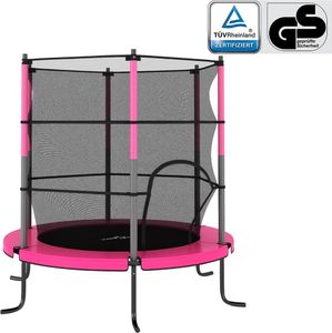 Trampolina ogrodowa vidaXL 92955 z siatką wewnętrzną 4.5 FT 140 cm 2