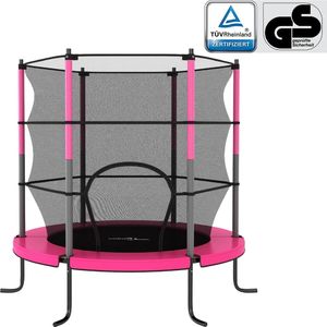 Trampolina ogrodowa vidaXL 92955 z siatką wewnętrzną 4.5 FT 140 cm 3