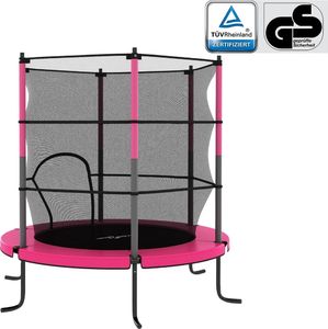 Trampolina ogrodowa vidaXL 92955 z siatką wewnętrzną 4.5 FT 140 cm 5