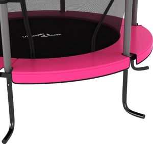 Trampolina ogrodowa vidaXL 92955 z siatką wewnętrzną 4.5 FT 140 cm 6