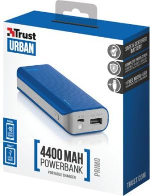Powerbank Trust PRIMO 4400 mAh (21225) 4