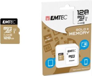 Karta Emtec Elite Gold MicroSDXC 128 GB Class 10 UHS-I/U1  (ECMSDM128GXC10GP) 3