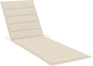 vidaXL Ogrodowy leżak ze stolikiem i poduszką, lite drewno akacjowe 8