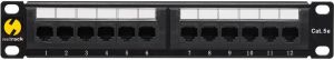 NetRack Patch panel 10'' 12-portów Kat. 5e UTP (104-14) 3