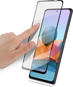 Szkło Hartowane 5D XIAOMI REDMI NOTE 10 PRO Full Glue czarne 8