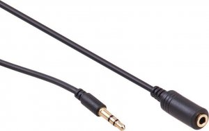 Kabel Maclean Jack 3.5mm - Jack 3.5mm 2m czarny (MCTV-819) 3
