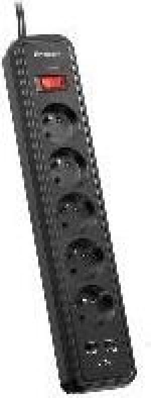 Listwa zasilająca Tracer Mobile Ready przeciwprzepięciowa 5 gniazd 1.5 m czarna (TRALIS45418) 3