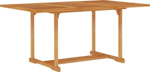 vidaXL 5-częściowy zestaw mebli ogrodowych, lite drewno tekowe 3