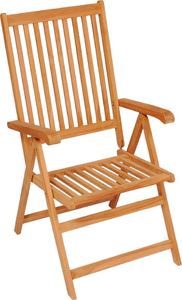 vidaXL 5-częściowy zestaw mebli ogrodowych, lite drewno tekowe 6