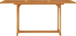 vidaXL 7-częściowy zestaw mebli ogrodowych, lite drewno tekowe 4