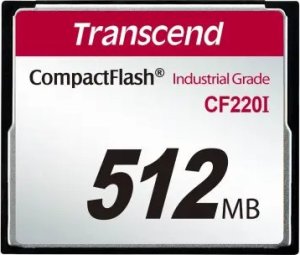 Karta Transcend CF220I Compact Flash 512 MB  (TS512MCF220I) 1