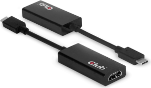 Adapter USB Club 3D USB-C - HDMI Czarny  (CAC-1504) 1