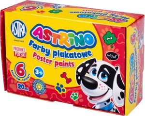 Astra Farby plakatowe Astrino 6 kolorów - 20 ml [opakowanie=8szt] Astra TARGI 1