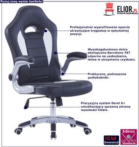 Fotel Elior Foris czarny 2