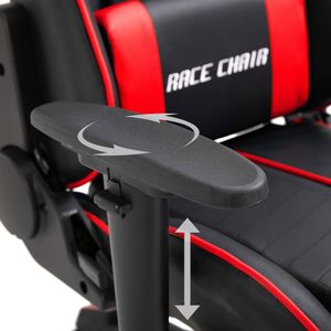 Fotel Elior Gamix czerwony 5