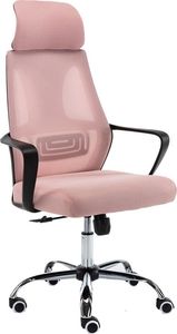 Krzesło biurowe Elior Fisan Różowe 1