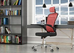 Krzesło biurowe Elior Sefilo Czerwone 3